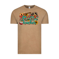 Vintage Coffee music teacher Vintage Tee - NancyCooperArtShop