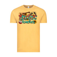 Vintage Mustard music teacher Vintage Tee - NancyCooperArtShop