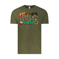 Vintage Olive music teacher Vintage Tee - NancyCooperArtShop