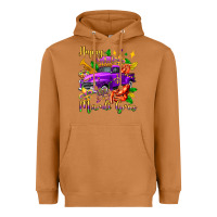 Meerkat happy mardi gras truck olivia Heavyweight Hoodie - OliviaCreatesArt