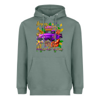 Sage happy mardi gras truck olivia Heavyweight Hoodie - OliviaCreatesArt