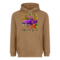Toasted Coconut happy mardi gras truck olivia Heavyweight Hoodie - OliviaCreatesArt