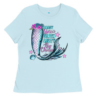 Baby Blue sassy since birth salty by choice Ladies Tee - JahusDesignShop