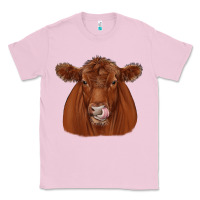 Bubblegum Pink red angus Classic Tee - JahusDesignShop