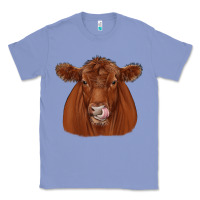 Colony Blue red angus Classic Tee - JahusDesignShop