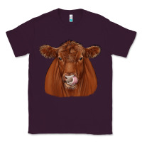 Plum red angus Classic Tee - JahusDesignShop