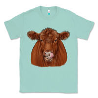 Seafoam red angus Classic Tee - JahusDesignShop