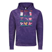 Cloud Purple god says i am nurse Vintage Hoodie - MaliasSmallBusiness