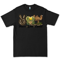 Black peace love camel Premium Tee - LillyAllenDesigns