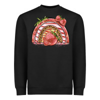 Black strawberry rainbow Heavyweight Sweatshirt - BarkalooDesign