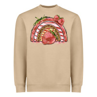 Mushroom strawberry rainbow Heavyweight Sweatshirt - BarkalooDesign