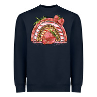Navy strawberry rainbow Heavyweight Sweatshirt - BarkalooDesign