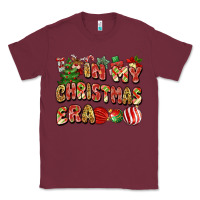 Burgundy in my christmas era Classic Tee - MaliasSmallBusiness