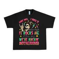 Black some days i rock it some days it rocks me Urban Heavy Tee - MaliasSmallBusiness