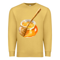 Antique Gold honeypot and honeydipper fa element Premium Sweatshirt - FaDigitalArtStudio
