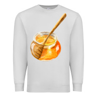 Dove Grey honeypot and honeydipper fa element Premium Sweatshirt - FaDigitalArtStudio