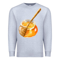 Heather Grey honeypot and honeydipper fa element Premium Sweatshirt - FaDigitalArtStudio