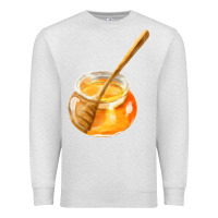Oatmeal Heather honeypot and honeydipper fa element Premium Sweatshirt - FaDigitalArtStudio
