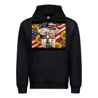 Black Western 4th Of July Lama Urban Hoodie - LillyAllenDesigns