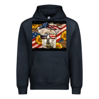 Navy Western 4th Of July Lama Urban Hoodie - LillyAllenDesigns