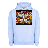 Pigment Grape Ice Western 4th Of July Lama Urban Hoodie - LillyAllenDesigns