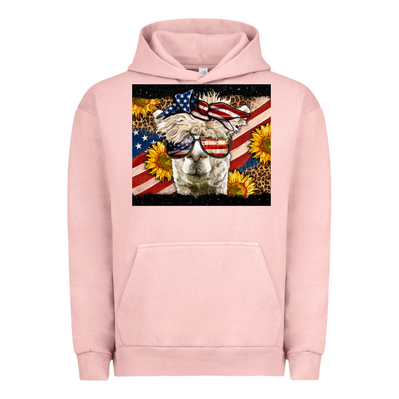 Western 4th Of July Lama Urban Hoodie by LillyAllenDesigns | Teevron