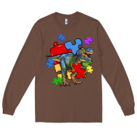 Chestnut autism t rex Long Sleeve Tee - Artiststas