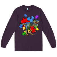 Plum autism t rex Long Sleeve Tee - Artiststas