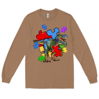 Toasted Coconut autism t rex Long Sleeve Tee - Artiststas