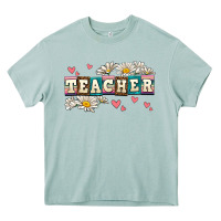 Arona daisy teacher Heavy Core Tee - AdoDesignShop