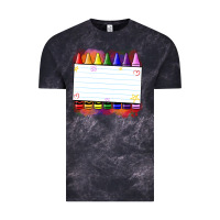 Cloud Black crayons add your text Vintage Tee - NancyCooperArtShop