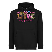 Black love my soldier olivia Heavyweight Hoodie - OliviaCreatesArt