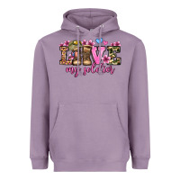 Lavender love my soldier olivia Heavyweight Hoodie - OliviaCreatesArt