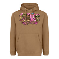 Toasted Coconut love my soldier olivia Heavyweight Hoodie - OliviaCreatesArt