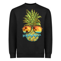 Black pineapple summer Heavyweight Sweatshirt - BarkalooDesign