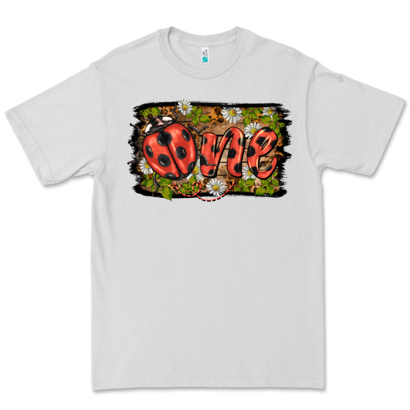 Ladybug One Background Premium Tee by BarkalooDesign | Teevron