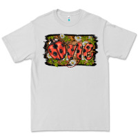 Dove Grey ladybug one background Premium Tee - BarkalooDesign