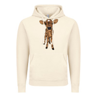 Vintage Artic baby cow Vintage Hoodie - NancyCooperArtShop