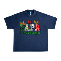 Navy el papa mas chingon Urban Heavy Tee - MaliasSmallBusiness