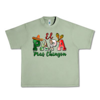 Oil Green el papa mas chingon Urban Heavy Tee - MaliasSmallBusiness