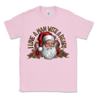 Bubblegum Pink i love a man with a bearo Classic Tee - CowhideDigitalArt