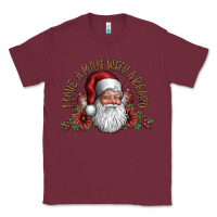 Burgundy i love a man with a bearo Classic Tee - CowhideDigitalArt
