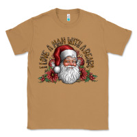 Toasted Coconut i love a man with a bearo Classic Tee - CowhideDigitalArt