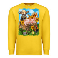 Lemon farm animals wagon olivia Premium Sweatshirt - OliviaCreatesArt