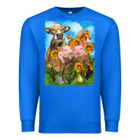 True Royal farm animals wagon olivia Premium Sweatshirt - OliviaCreatesArt