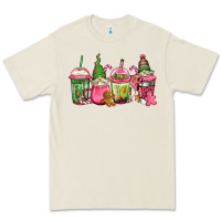 Bone pink christmas gnomes coffee cups Premium Tee - Jasminsmagicworld