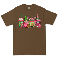 Cacao pink christmas gnomes coffee cups Premium Tee - Jasminsmagicworld