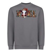 Storm western christmas baby cow noel Heavyweight Sweatshirt - Jasminsmagicworld