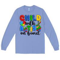 Child With Autism On Board Long Sleeve Tee | Teevron