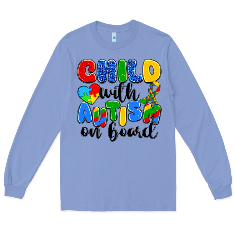 Child With Autism On Board Long Sleeve Tee by Artiststas | Teevron